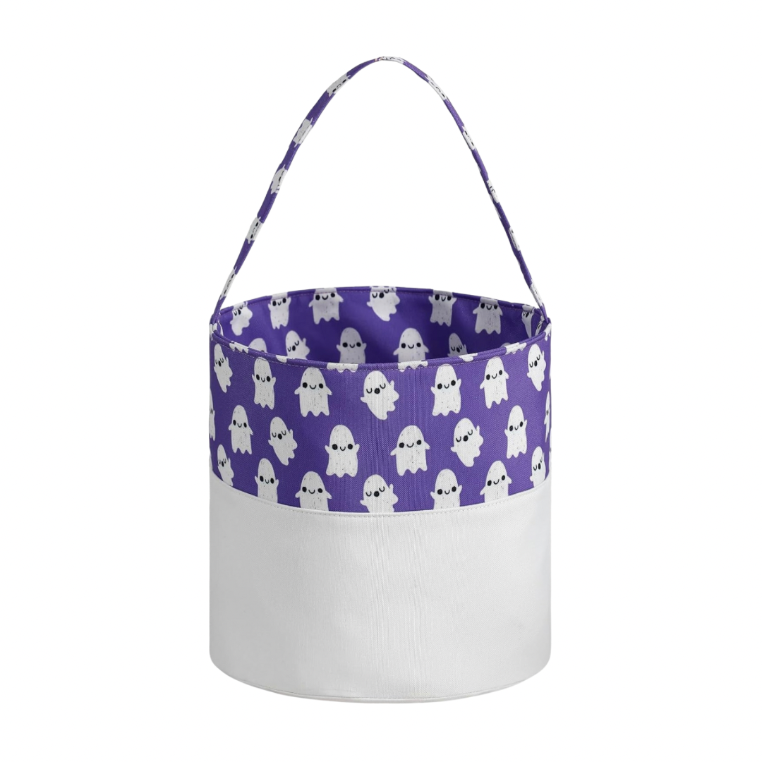 Personalised Purple Ghost Basket