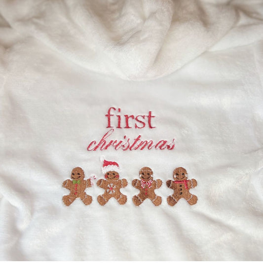 Personalised ‘My First Christmas’ gingerbread Dressing Gown