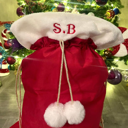 Personalised Large Red Christmas Gift Sack