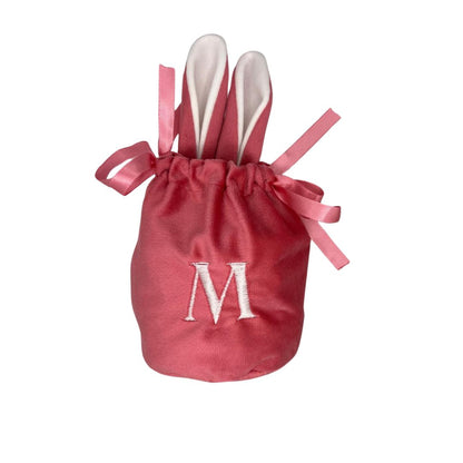 Personalised Pink Drawstring Bunny Bag