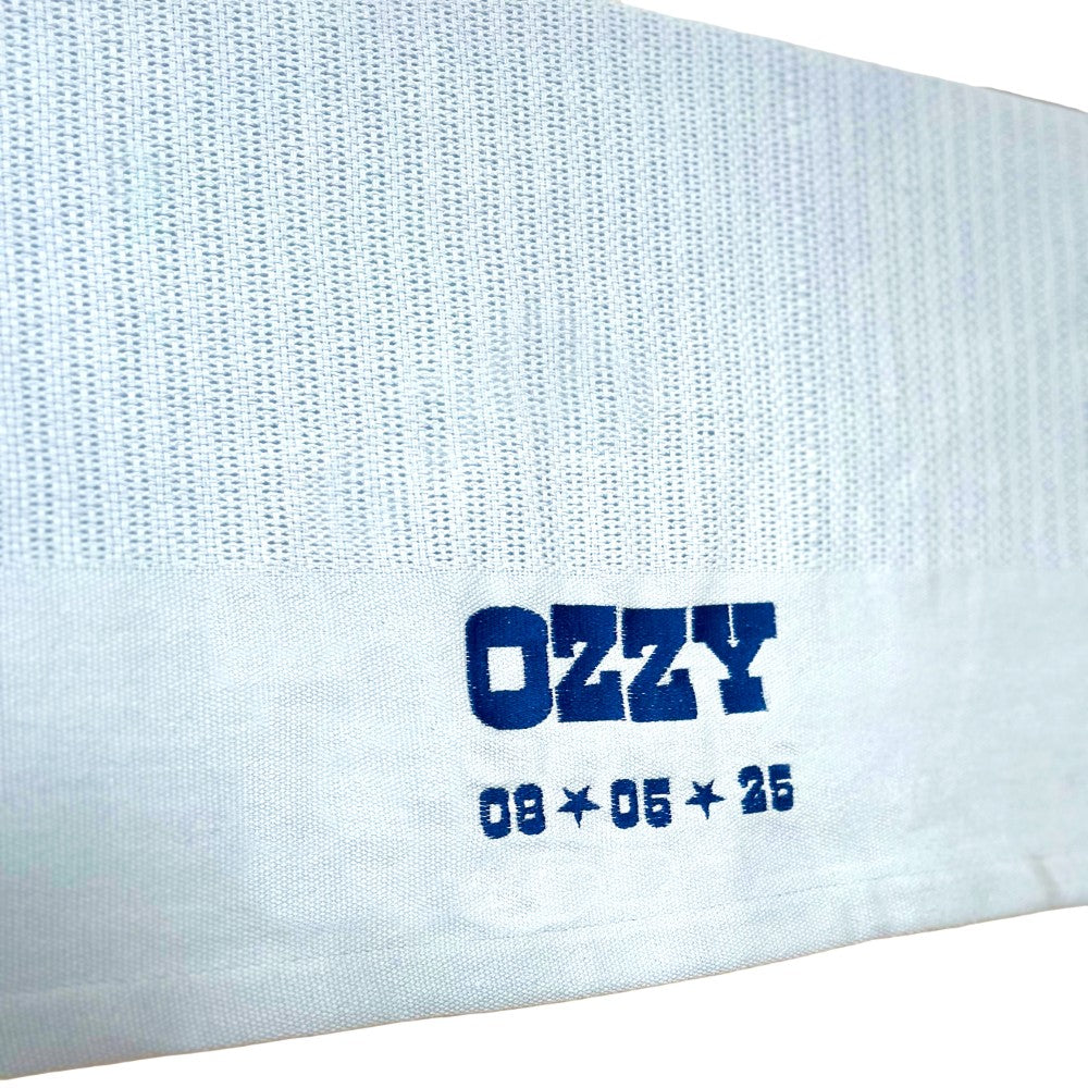 Personalised Blue Cellular Baby Blanket