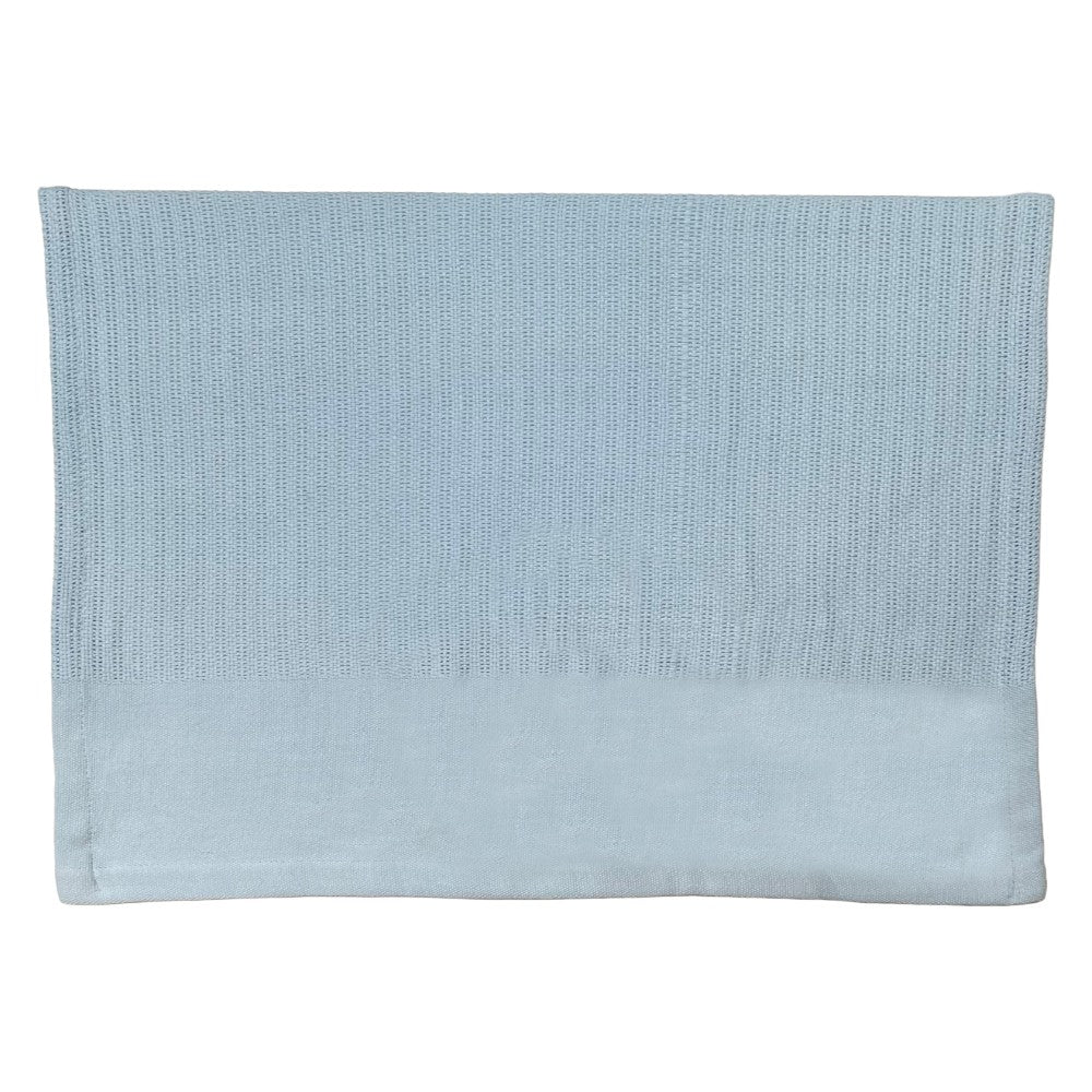 Personalised Blue Cellular Baby Blanket