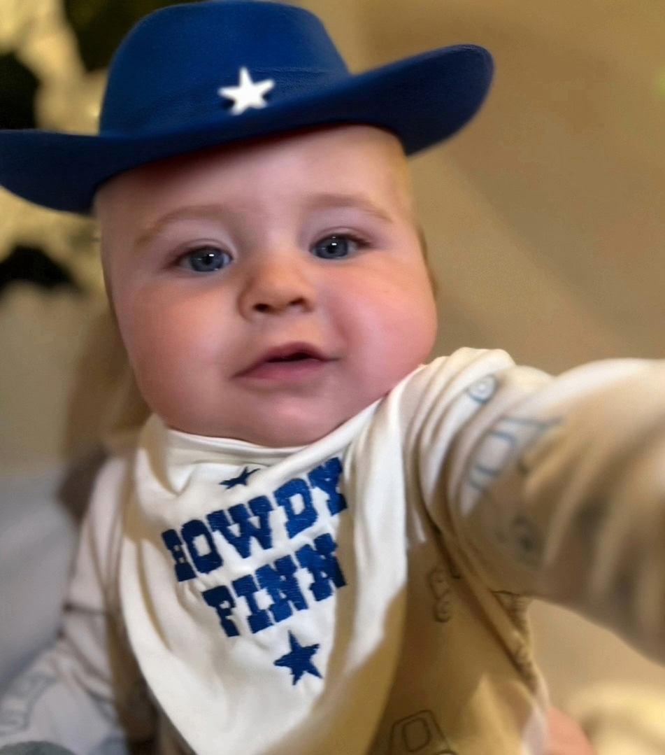 Personalised Howdy Bandana Bib