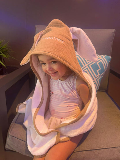 Personalised Hooded Bunny Towel