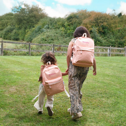 Personalised Pink Backpack