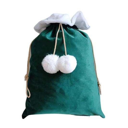 Personalised Large Green Christmas Gift Sack